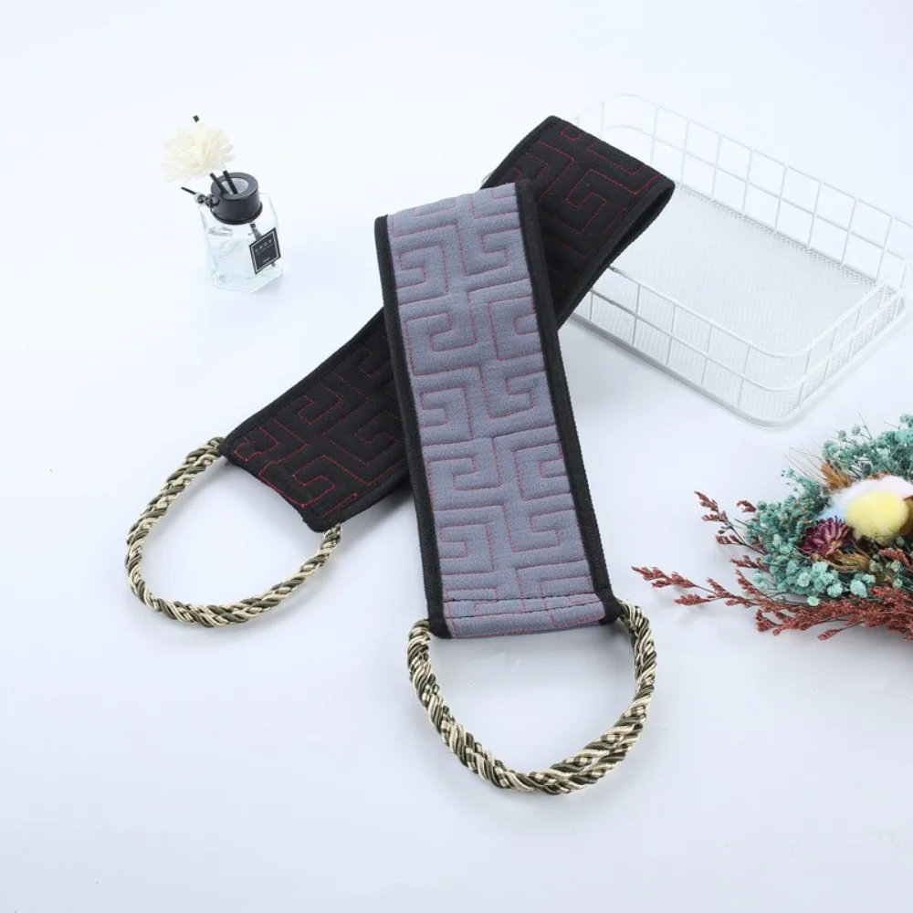 

Dual Sided Back Scrubbing Towel Handle design Extended Exfoliating Body Towel Widened Durable Back Bathing Towel Unisex