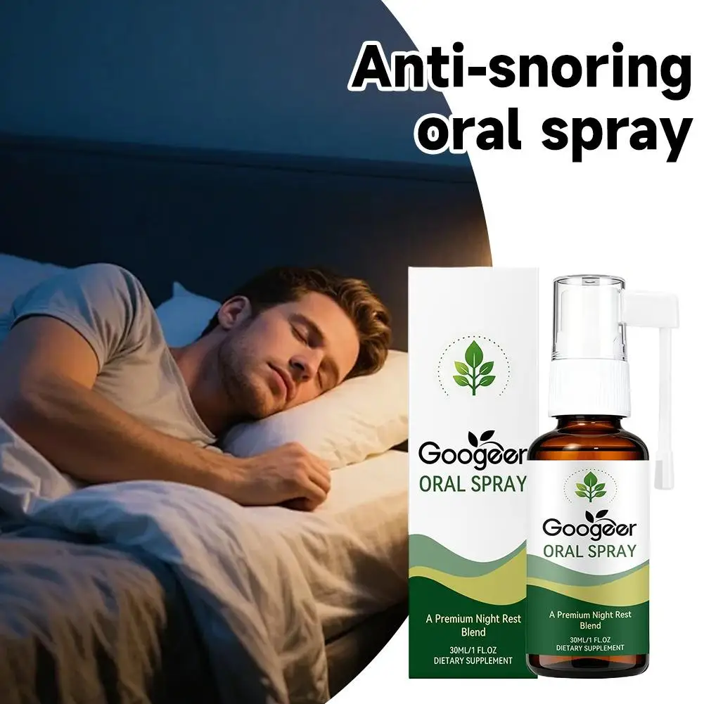 Googeer Nighttime Rest Blend Wellness Spray,30ml Sleep Assist Spray for Quieter Nights Use,Natural Herb Extraction Health Spray