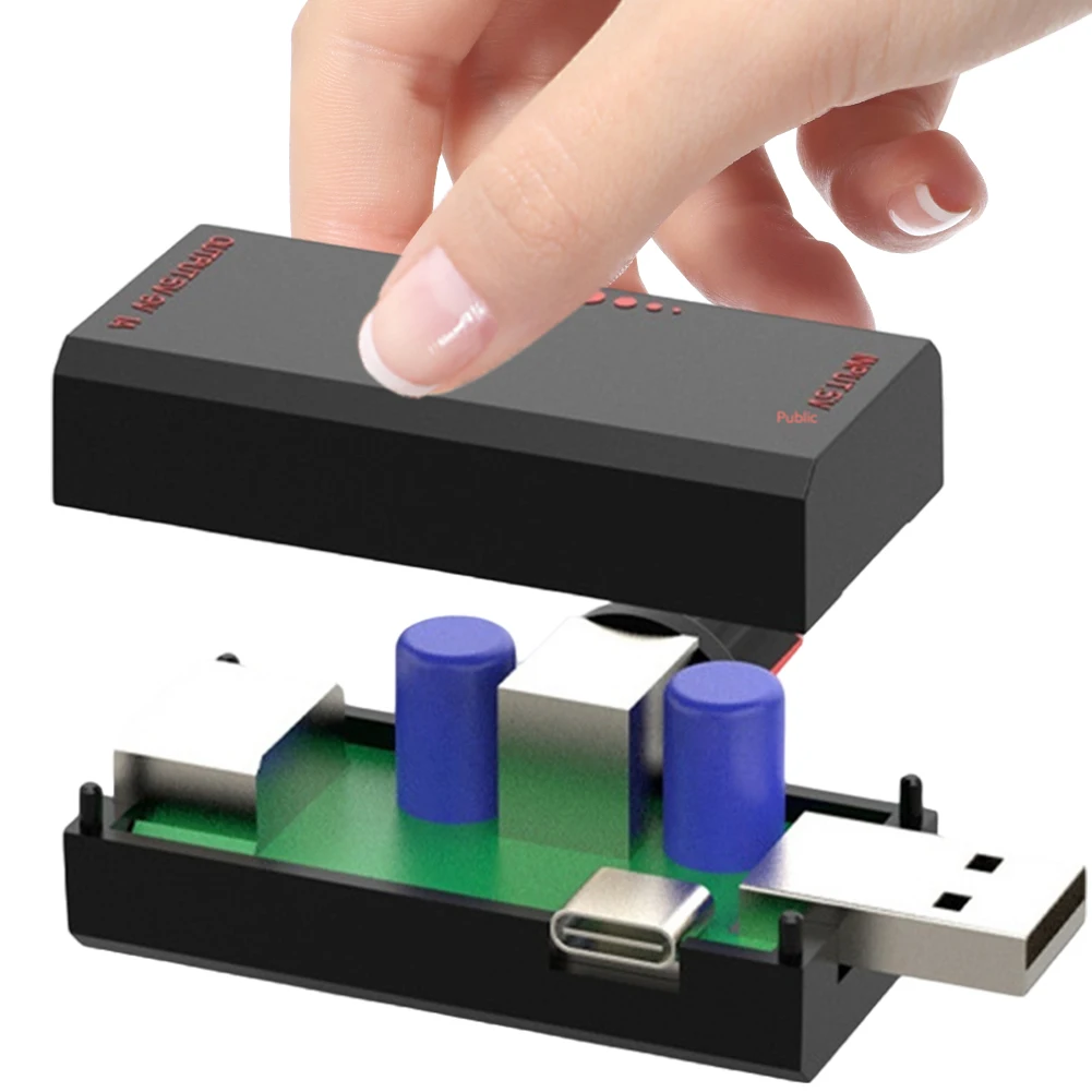 Pengontrol Kecepatan Induksi dengan Sakelar Pengatur Kipas USB Pengontrol Kecepatan Tanpa Langkah Kipas USB