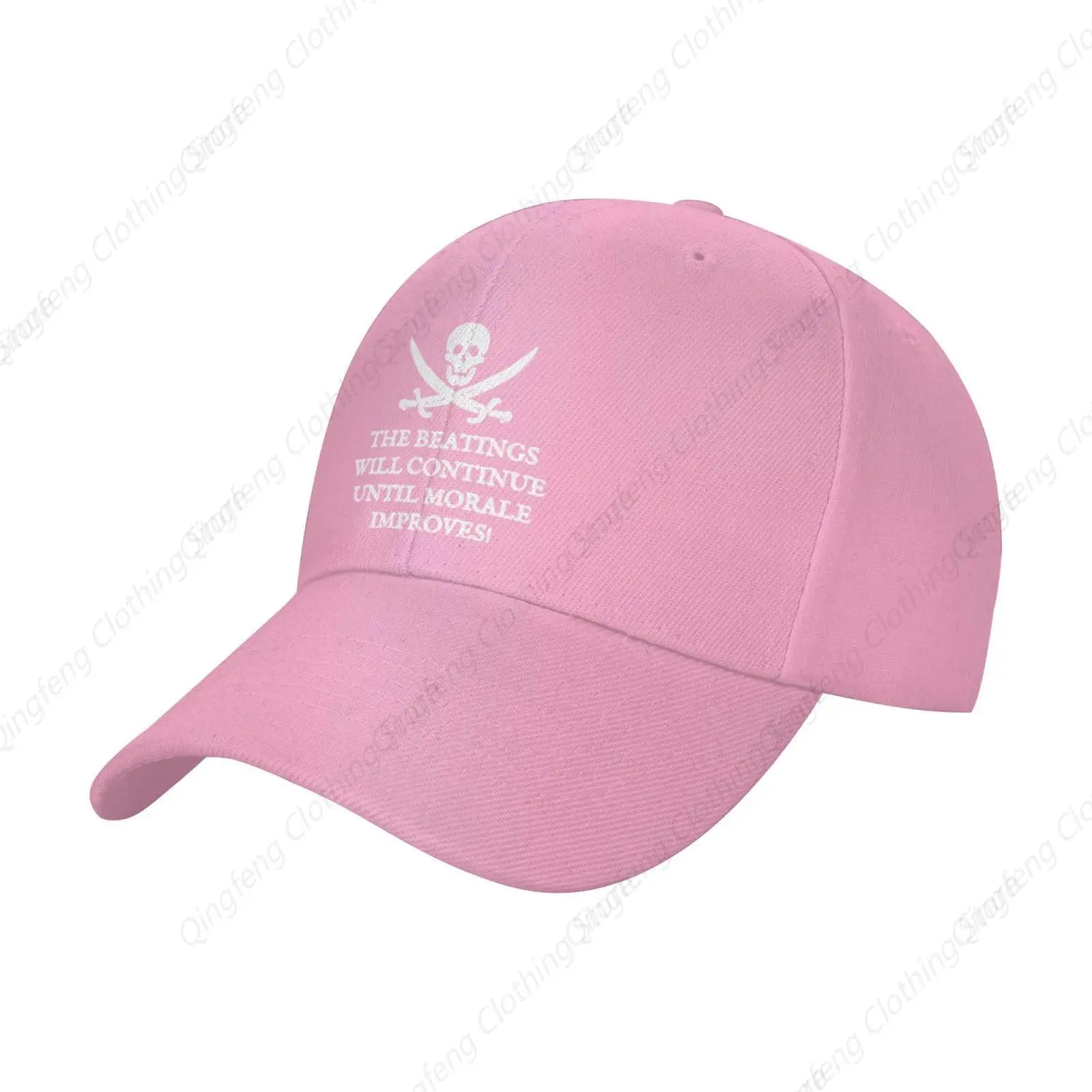 

Until Morale Improves Fashion Casquette Adjustable Fashion Sports Skull Cap Baseball Cap Pink