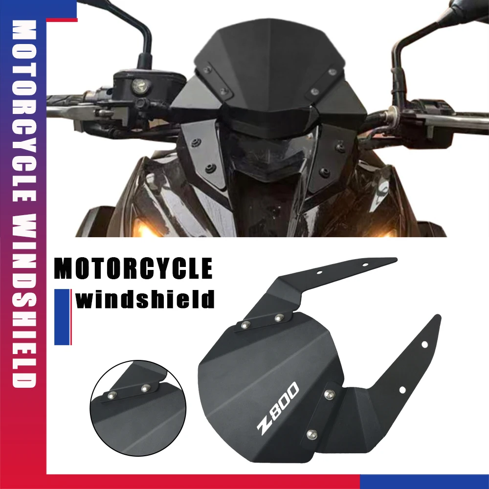 

Windshield Windscreen Z800 For KAWASAKI Z800 Z 800 2013 2014 2015 2016 Motorcycle Accessories Wind ShieldWind Deflector Fairing