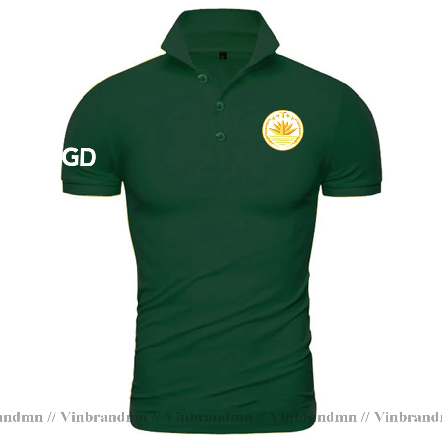 

Bangladesh polo shirt men short sleeve white brands printed for country pure cotton nation team flags fashion BGD Bangladeshi