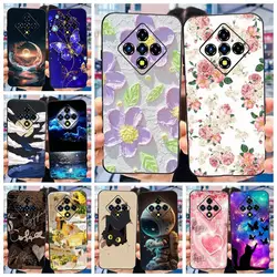 For Infinix Zero 8 Case Zero 8i X687 X687B Luxury Painted Cover Soft Silicone Phone Case For Infinix Zero 8i Zero8 Zero8i Bumper