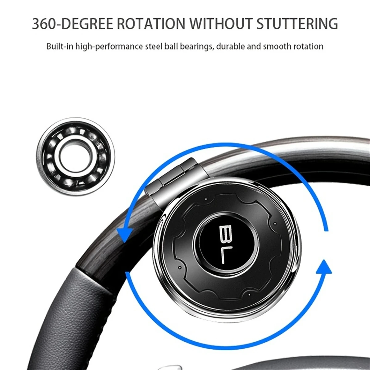 1pc Upgrade Your Driving Experience With A Carbon Fiber Steering Wheel Knob