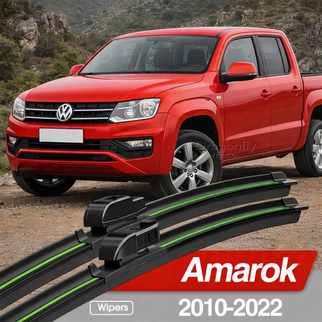 

For VW Amarok 2010-2022 Front Windshield Wiper Blades 2pcs Windscreen Window Accessories 2011 2012 20141 2013 2018 2019 2021