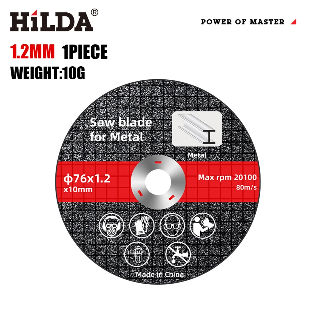 1/10 pçs 76mm discos de corte de metal resistência ao desgaste disco de corte elétrico cortar círculo rodas lâminas ângulo moedor acessórios