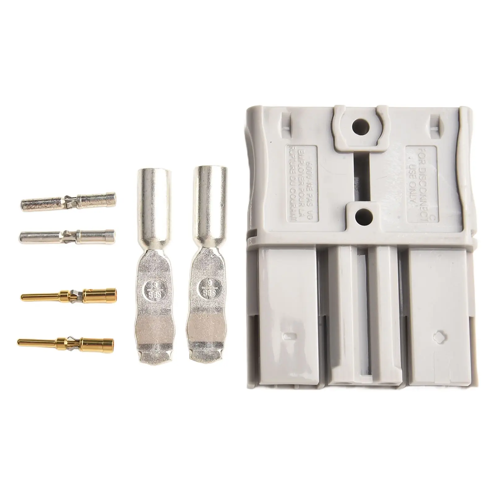 SBS75 75A 600V Two Pole For Battery Connector For Forklift Power Socket Gray Black Industrial Wiring Kit