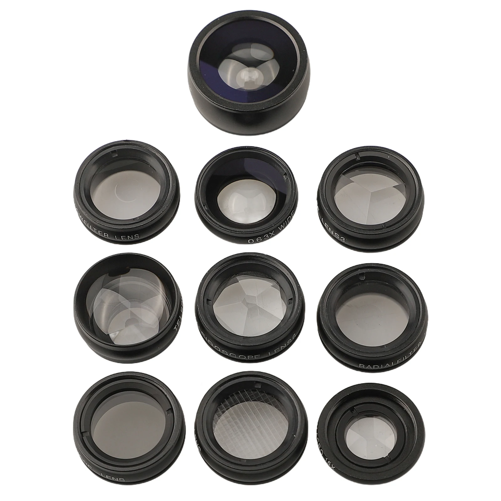 Aquarium Photos Clip Diameter 17mm Smartphone Camera Lenses 10 In 1 Phone Lens Kit Macro Lens 198 Fisheye Lens