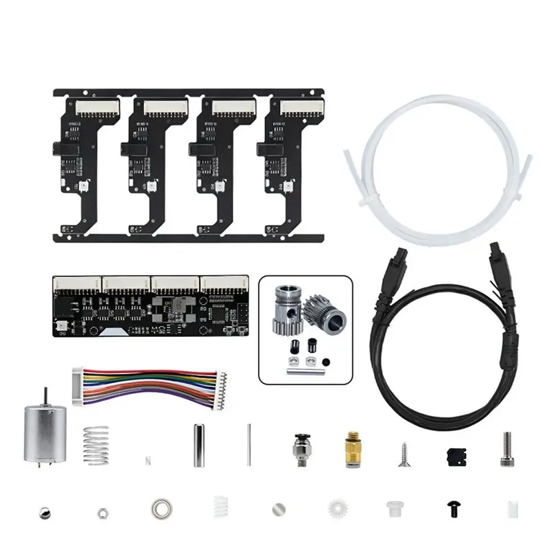 BMCU 370C Lite Kit BMCU370C Auto Refill Farm Hall Sensor Bidirectional Buffering for A1 A1 MINI 3D Printer MMU
