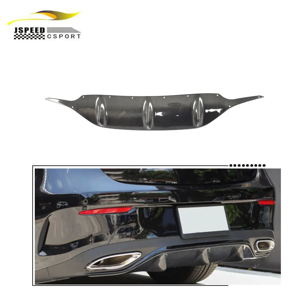

Suitable for Carbon fiber rear diffusers Suitable for Mercedes-Benz E-Class (C238), E200, E43, and AMG SPORT 17-18