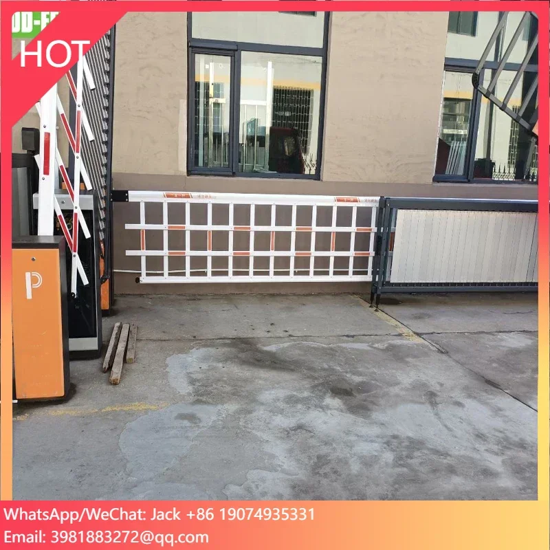 

License Plate Recognition System Parking Vehicle Automatic Barrier Gate Car Parking Lot Access Control System