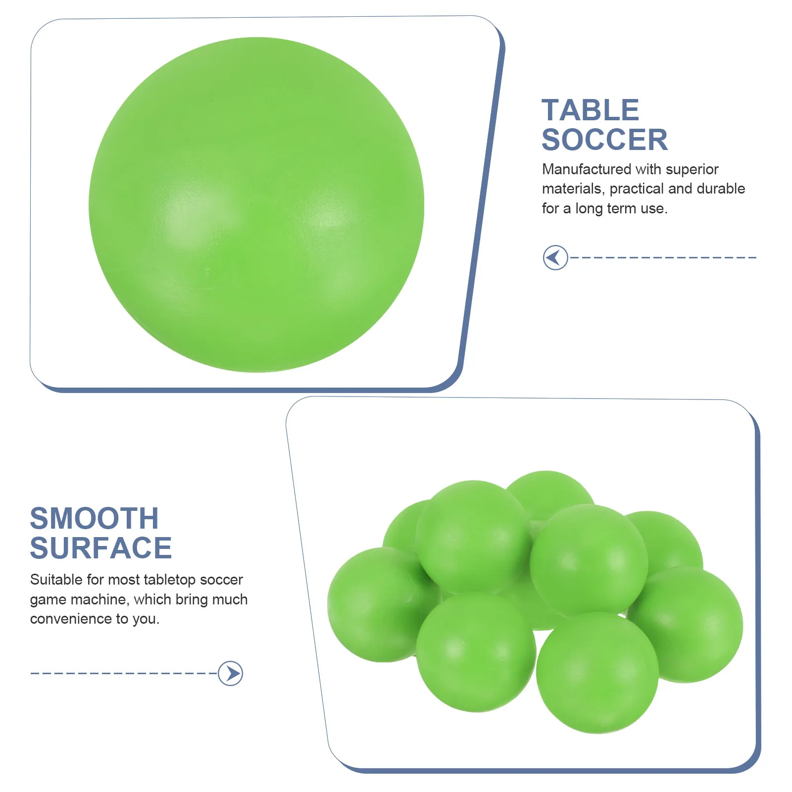 

10 шт. высококачественных мячей для настольного футбола с гладкой поверхностью, мини-футбольные мячи для настольных игровых автоматов, награды для классов, художественные проекты