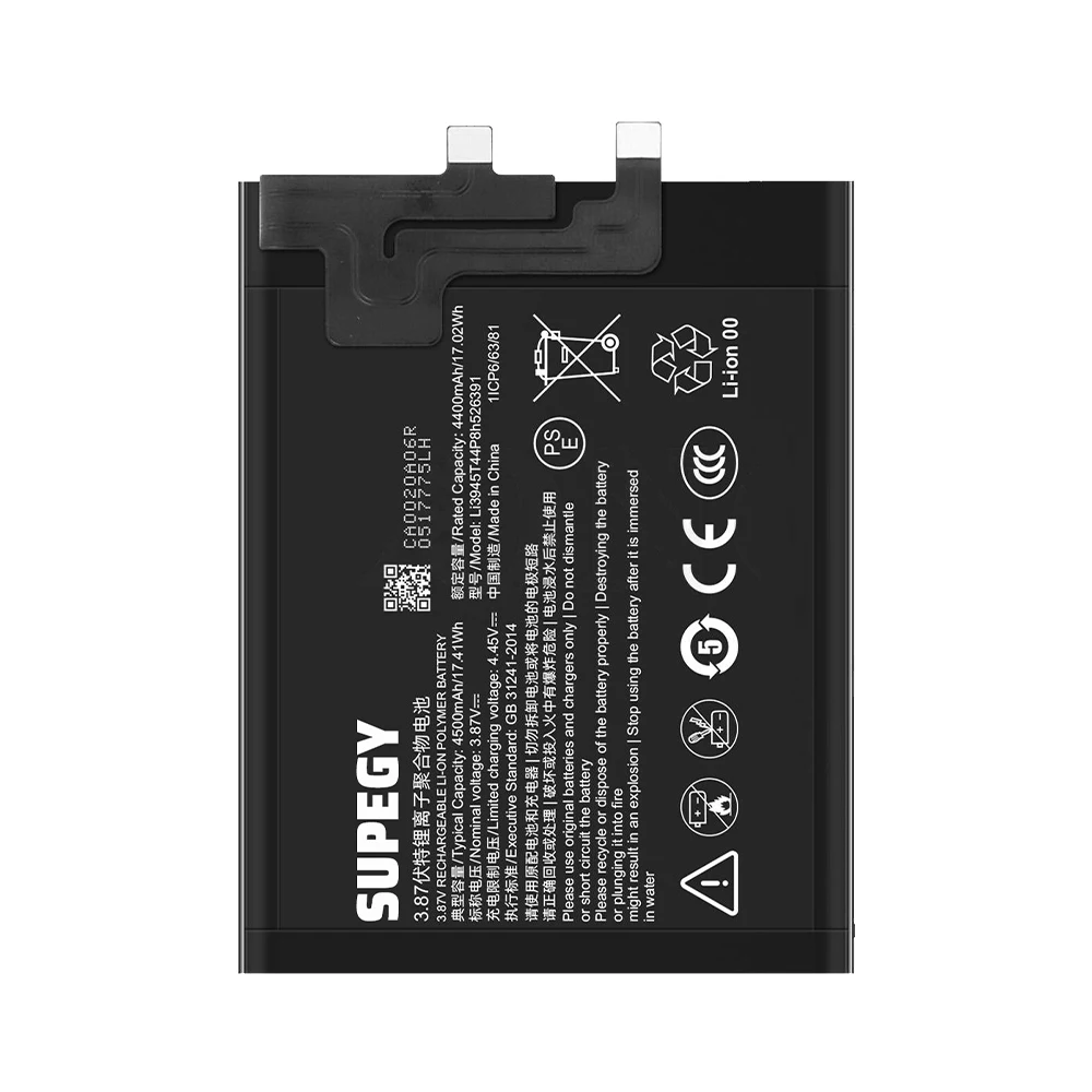 100% New Zero Cycle For ZTE Nubia Red Magic 5 RedMagic 5S 5G NX659J Red Devil 5G Li3945T44P8H526391 4500mAh Battery+Free Tools view 3