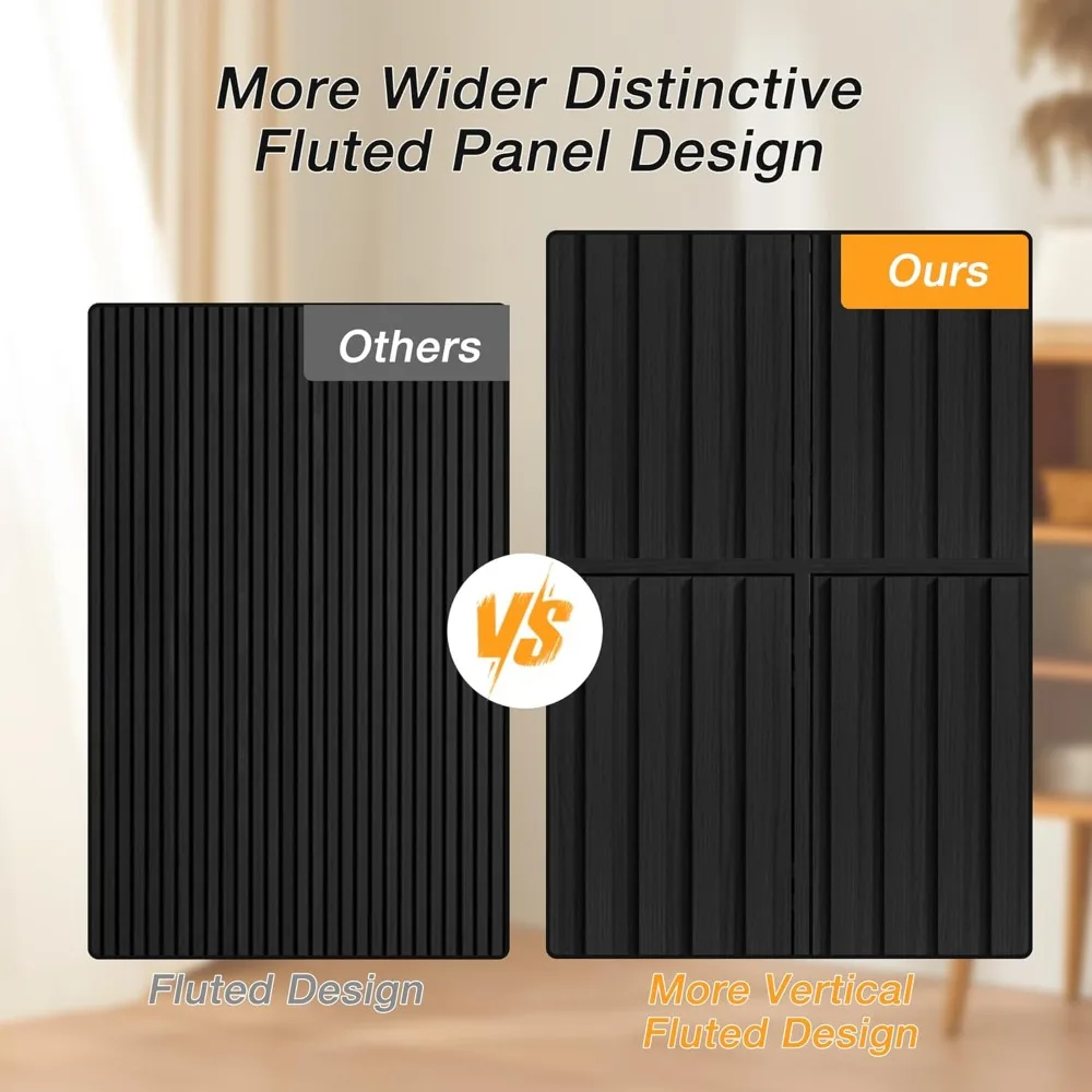 

Mid Century Modern TV Stand Cabinet for Living Room(up to 50/55/60/65 Inch),Black TV Stand Bedroom, TV Media Console, Customized