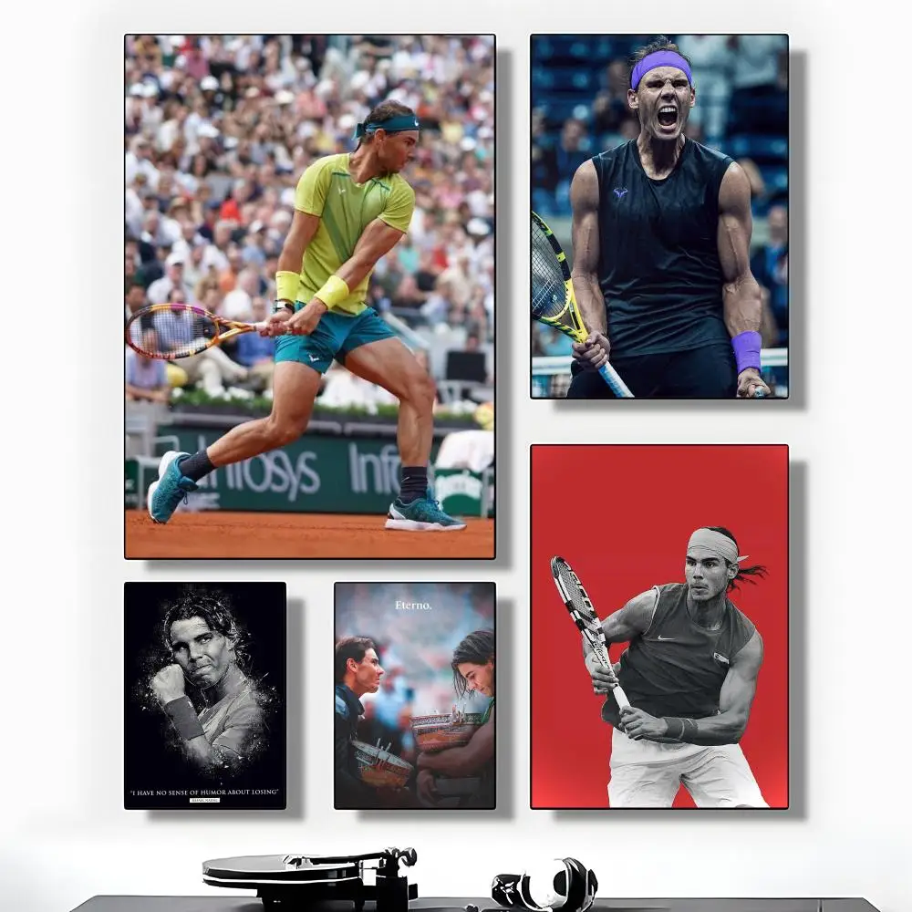 Rafael Nadal tennis Poster High-Grade For Home Room Bar Cafe Decoration Art & Present