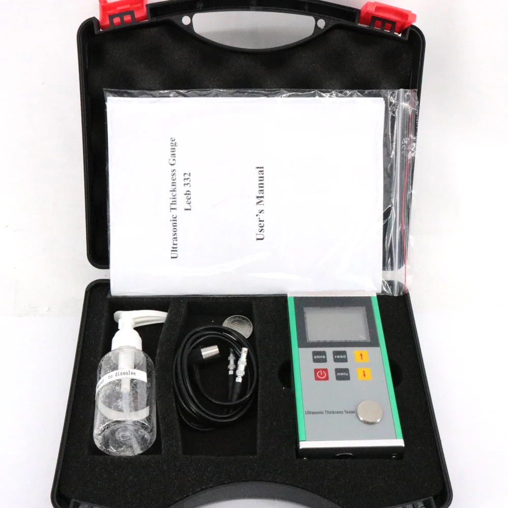 Leeb332 Portable Ultrasonic Thickness Gauge Nonlinear Correction Automatic Compensation