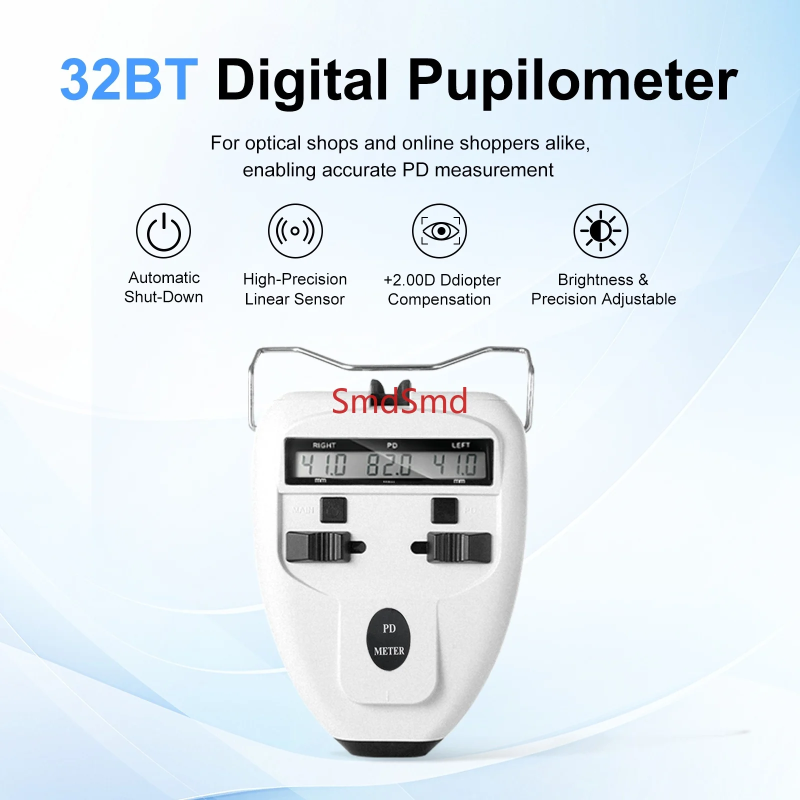 Pupilometer CP32BT Optical Digital PD Meter Slide Pupil Distance Meter with CE High Quality