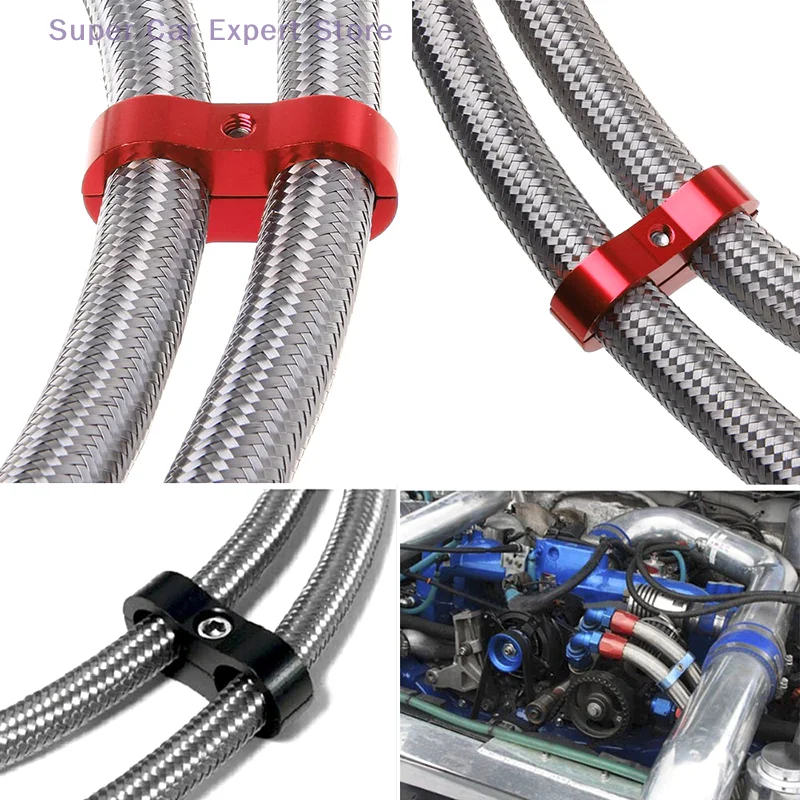 자동차 점화 플러그 전기 와이어 클램프 분리기 라인 점화 케이블 클립 자동 장식 3pcs 8MM/9MM/10MM 자동차 액세서리