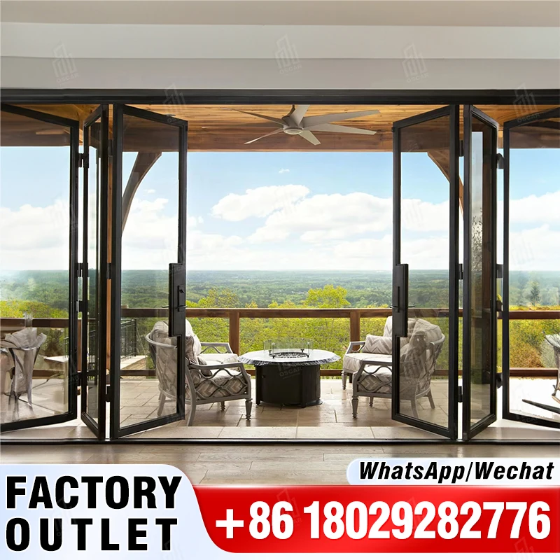 Factory Wholesale Modern Casual Foldable Sliding door Luxury Crystal Sheet Sliding door Suitable For Balcony, Living Room Garage