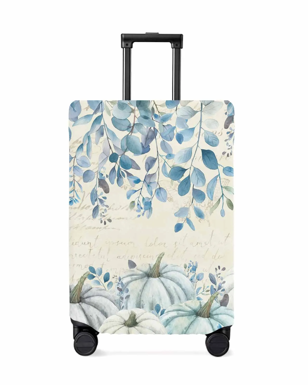 Thanksgiving Autumn Eucalyptus Protective Cover For Travel Accessories Suitcase Elastic Dust Case Protect Sleeve