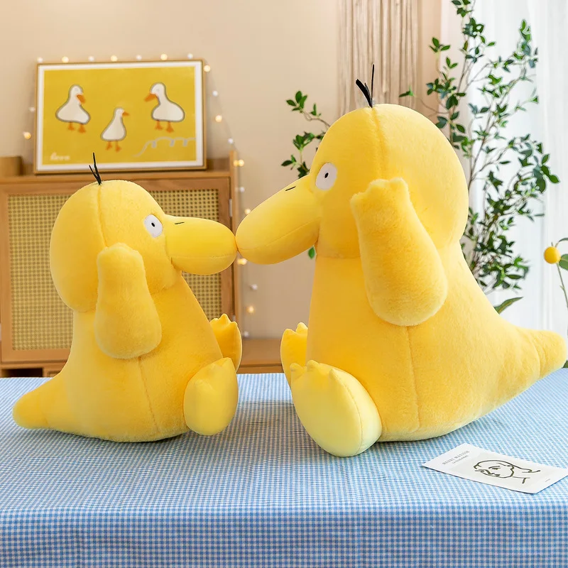 30-60cm New Pokemon Psyduck Plush Toy Anime Duck Golduck Stuffed Doll Cartoon Pokémon Psyduck Plush Pillow Birthday Gift For Kid