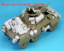 Resina Die-Cast veículo blindado tanque, Chariot Modificação Peças, sem pintura Tanque Modelo, 1:35 Escala, 35766