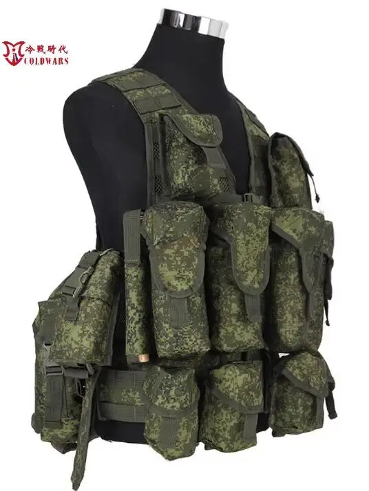 

Russian Army 6sh117 Combat Equipment Molle Pack Little Green Man Tactical Vest