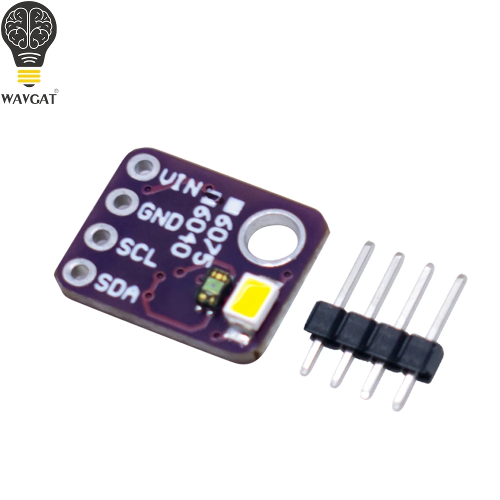 WAVGAT 3.3V I2C cyfrowy kolor RGBW czujnik VEML6040 Breakout dla Arduino