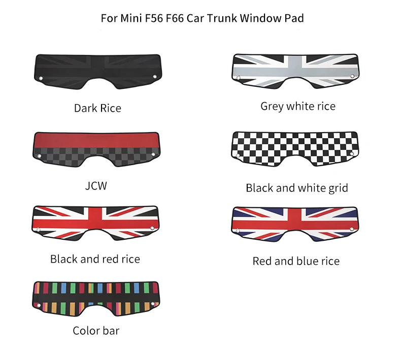Kofferraum-Fensterpolster für Mini Cooper R56 F56 F55 F60 F65 F66 R60 Countryman Auto-Styling Innendekorationszubehör – Detail 9