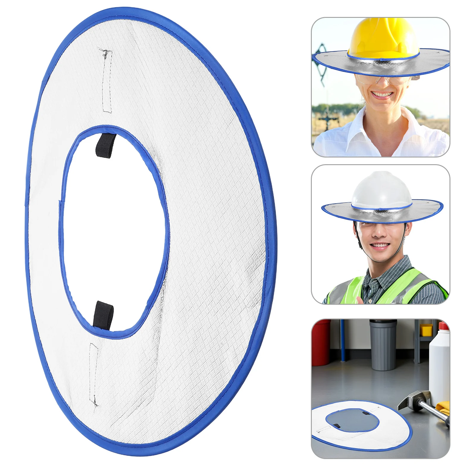 2 szt. Daszek przeciwsłoneczny: Szeroki osłonka przeciwsłoneczna chroniąca przed promieniowaniem UV, nakładka na daszek kasku budowlanego, akcesoria do kasków budowlanych, pełny ochrona