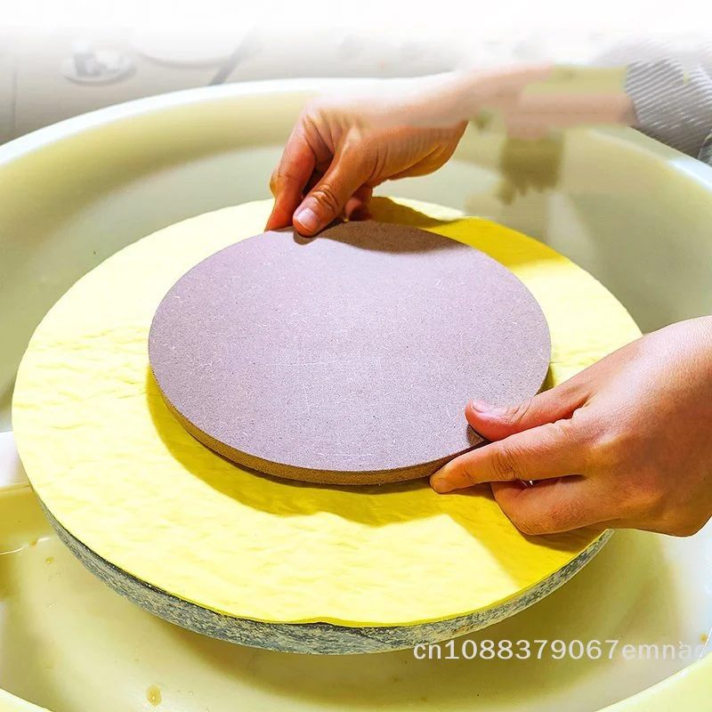【xxx】 Tapete Absorbente para Torno de Cerámica, Toalla de PVA, Herramientas para Recortar Esculturas de Arcilla, Paño Absorbente para Arcilla, Diámetro 30cm