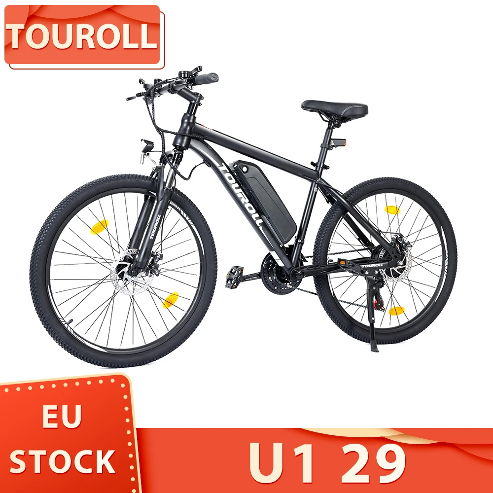 Touroll U1 MTB Electric Bike with 250W Motor 29-inch Off-Road Tire 36V 13Ah Battery Max 65km Range Disc Brake IPX4 Waterproof