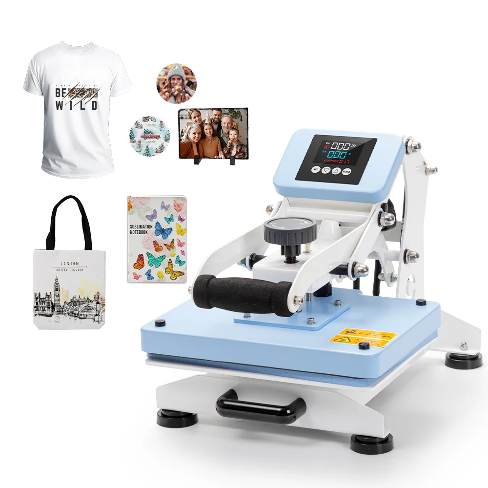 PYD Life Automatic Open Sublimation Heat Press Machine T Shirt Heat Printing 9*12 Hot Product Easy To Operate Heat Press