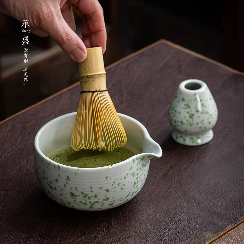 

1-4PCS High Quality Ceramic Matcha Bowl Japanese Matcha Large Capacity Matcha Holder Matcha Brewing Cup Gifts