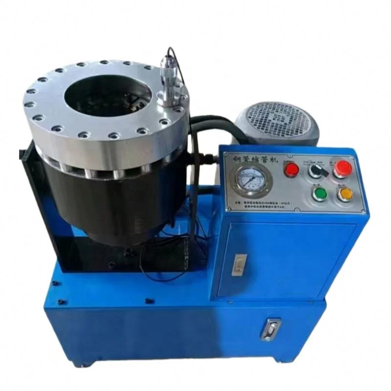 Portable 2-Inch Hydraulic Forging Crimping Press for Excavator Stand Pipes 6-51mm Rubber Hose 220V PLC Core Components