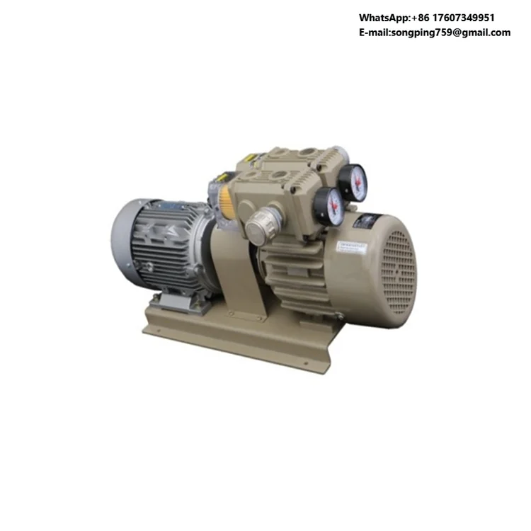 Dry Running Rotary Vane Vacuum Pump Widely Used Food Processing, Woodworking  Machinery WSB90-P-B-03