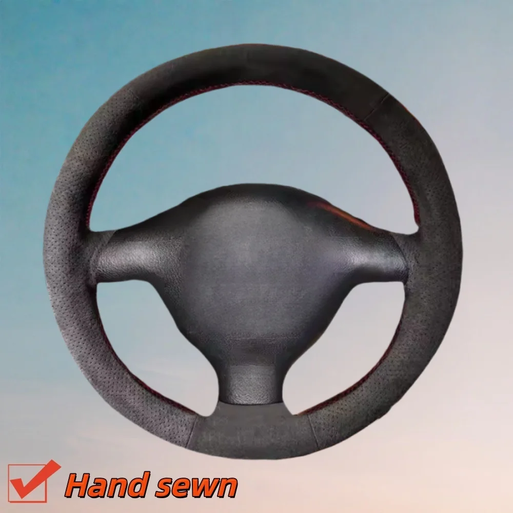 

Индивидуальный чехол на руль из замши для Volkswagen Golf 4 MK4 (1998-2004) и Passat (B5 1996-2005)