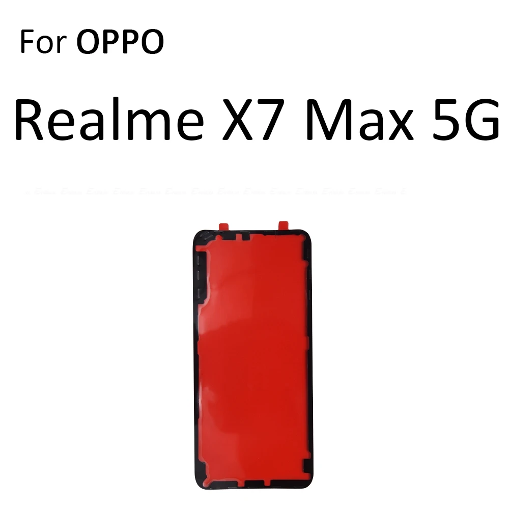 غطاء البطارية الخلفي ملصق خلفي شريط لاصق لاصق لـ OPPO Realme X XT X2 X3 Super Zoom X50 X50m X50Pro X7 Pro Max Ultra 5G #5