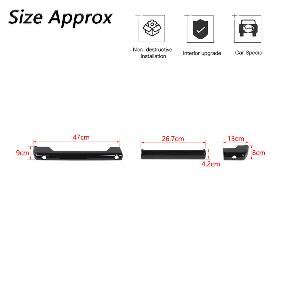 Dashboard Grab Handle Trim Cover for Suzuki Jimny JB64 JB74 JC74 Right Hand Drive 2019-2026 Interior Molding Accessories ABS