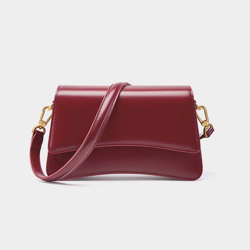 

Hifashion Vintage Genuine Leather Underarm Shoulder Bags For Women 2025 Luxury Designer Crossbody Purses Saddle Ladies Handbags