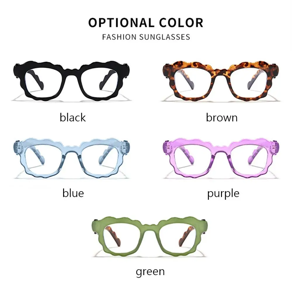 Kacamata sinar biru Anti-UV, kacamata Retro motif macan tutul, kacamata bingkai besar ultra-ringan, kacamata perawatan penglihatan PC cermin datar wanita anak perempuan