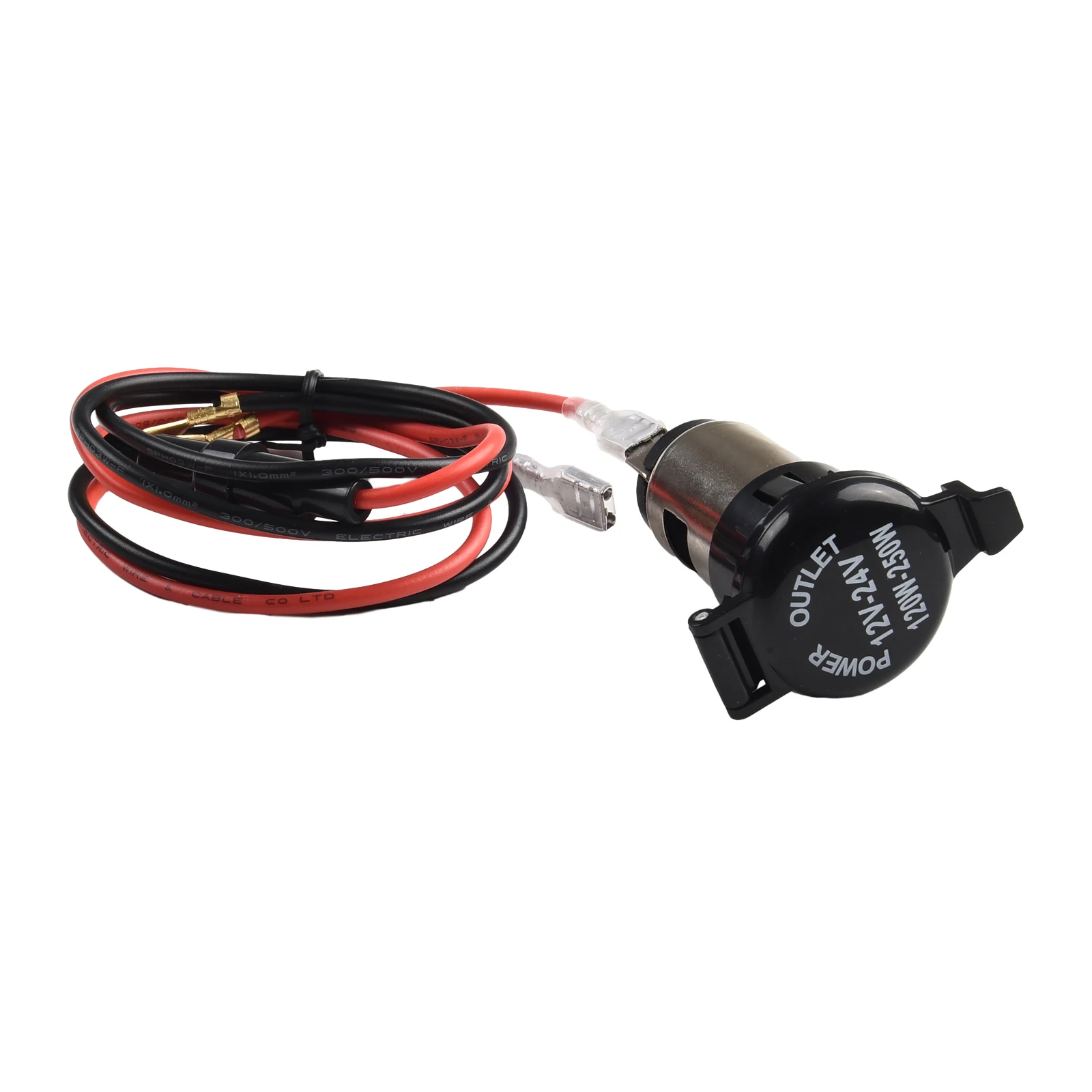 Car Boat Tractor 12V Power Socket Outlet with 67cm Wire and Connectors for Direct Installation No Modification Required