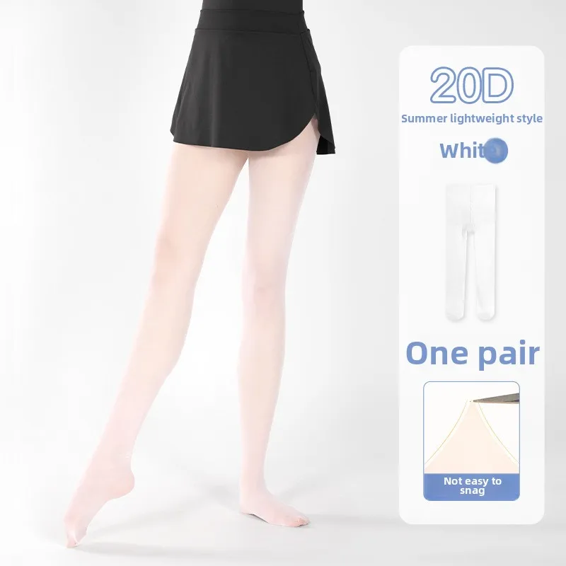 

Kids Dance Socks Spring Girls' Pantyhose Practice Clothes Ballet Socks White Leggings Special Pantyhose Dancing Professional