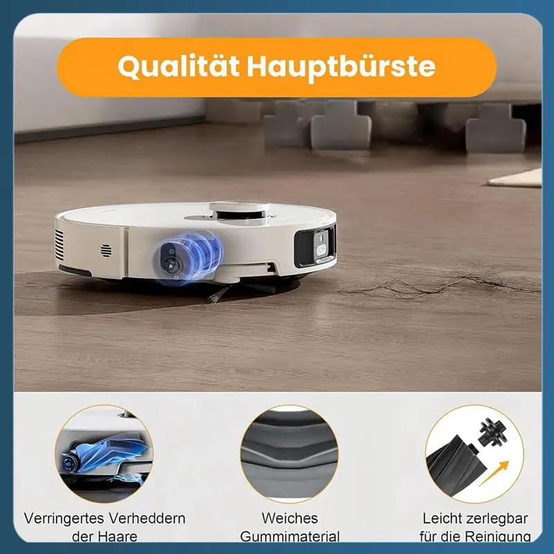 

AB02 20 шт. для Dreame X40 Ultra Complete/X40 Master/L40 Ultra, детали робота-пылесоса, основная боковая щетка, швабра, тканевые мешки для пыли, фильтры