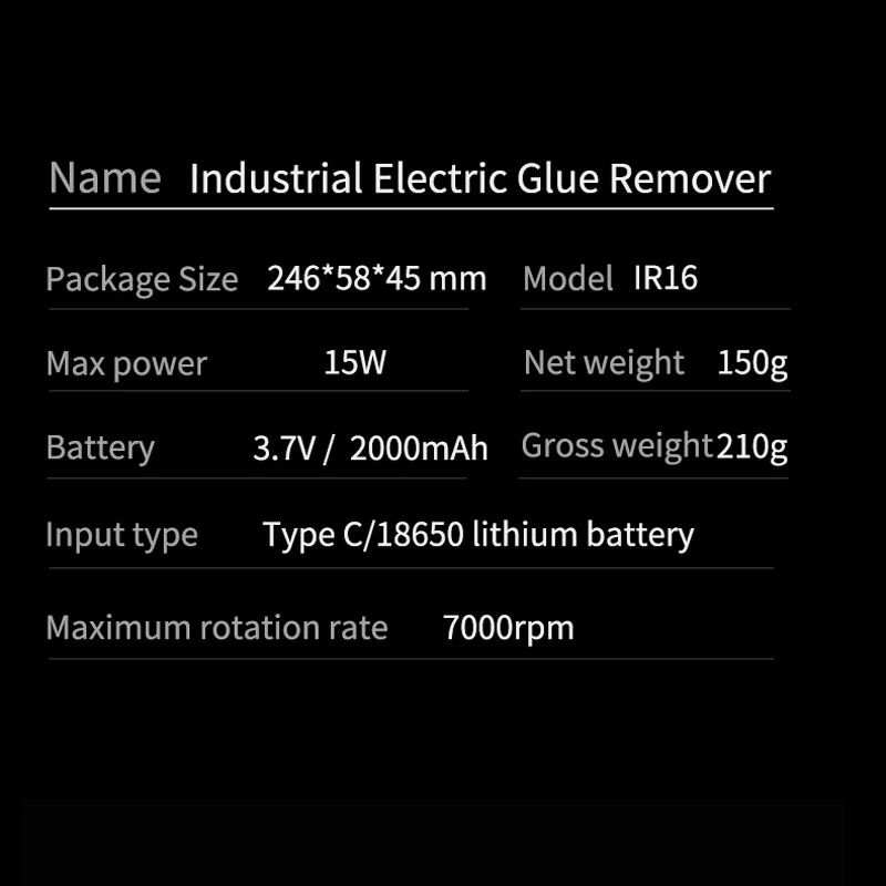 Imagem -06 - Ferramenta Elétrica Industrial Oca Cola Removedor Mecânico Ir16 Telefone Móvel Tela Lcd Removedor de Gel Duro Reparo do Telefone com Lâmpada de Poeira