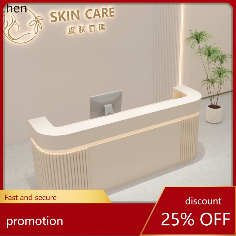 

HT front desk reception desk new cashier store beauty salon clothing store hairdresser counter