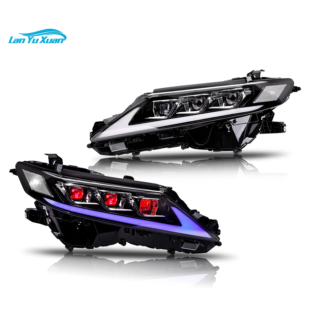 

TT-ABC Devil Eye Headlamp for Camry 2018-2024 LE SE XLE XSE TRD Sedan with Blue Animation Start-up Headlight