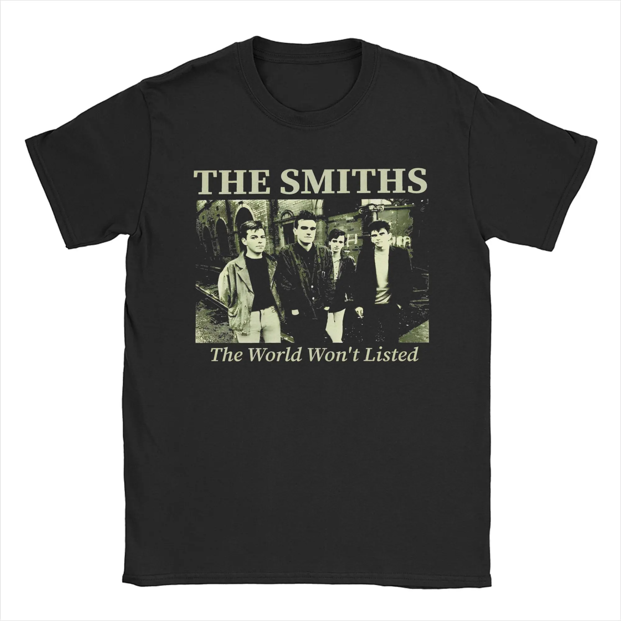 Men Women Printed The Smiths Tee T Shirt Cotton Music Band T-shirts Clothes