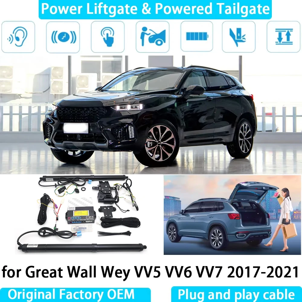 for Great Wall Wey VV5 VV6 VV7 2017-2021 Automatic Electric Power Liftgate Powered Tailgate Strut Tail Gate Lift System