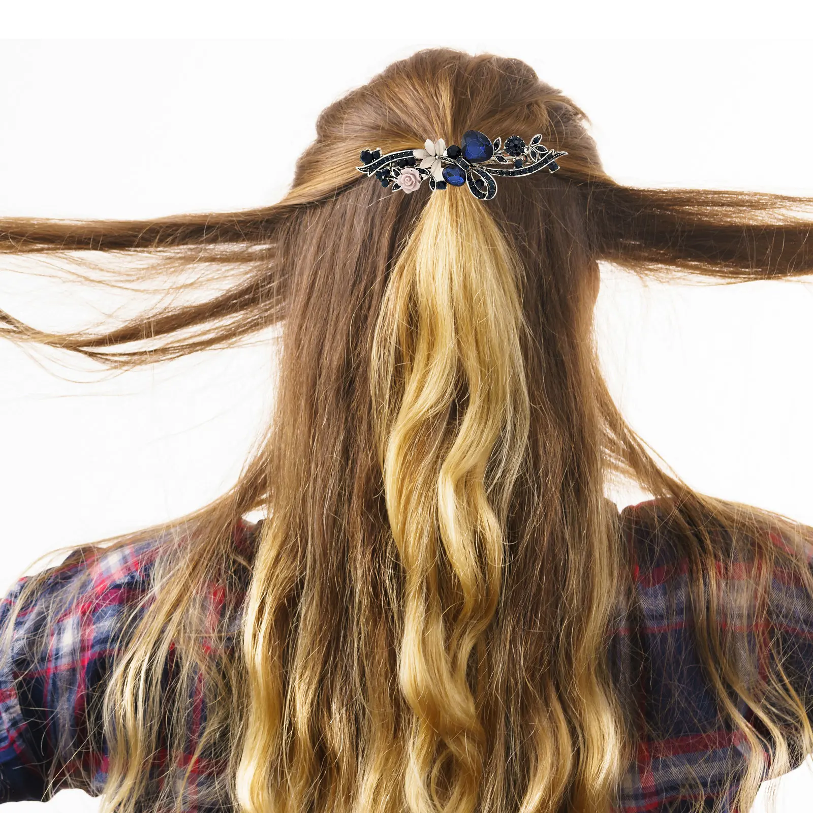 

Набор винтажных заколок для волос: ретро-заколка-цветок со стразами для девочек и женщин, элегантная заколка для прически на вечеринку или свадьбу